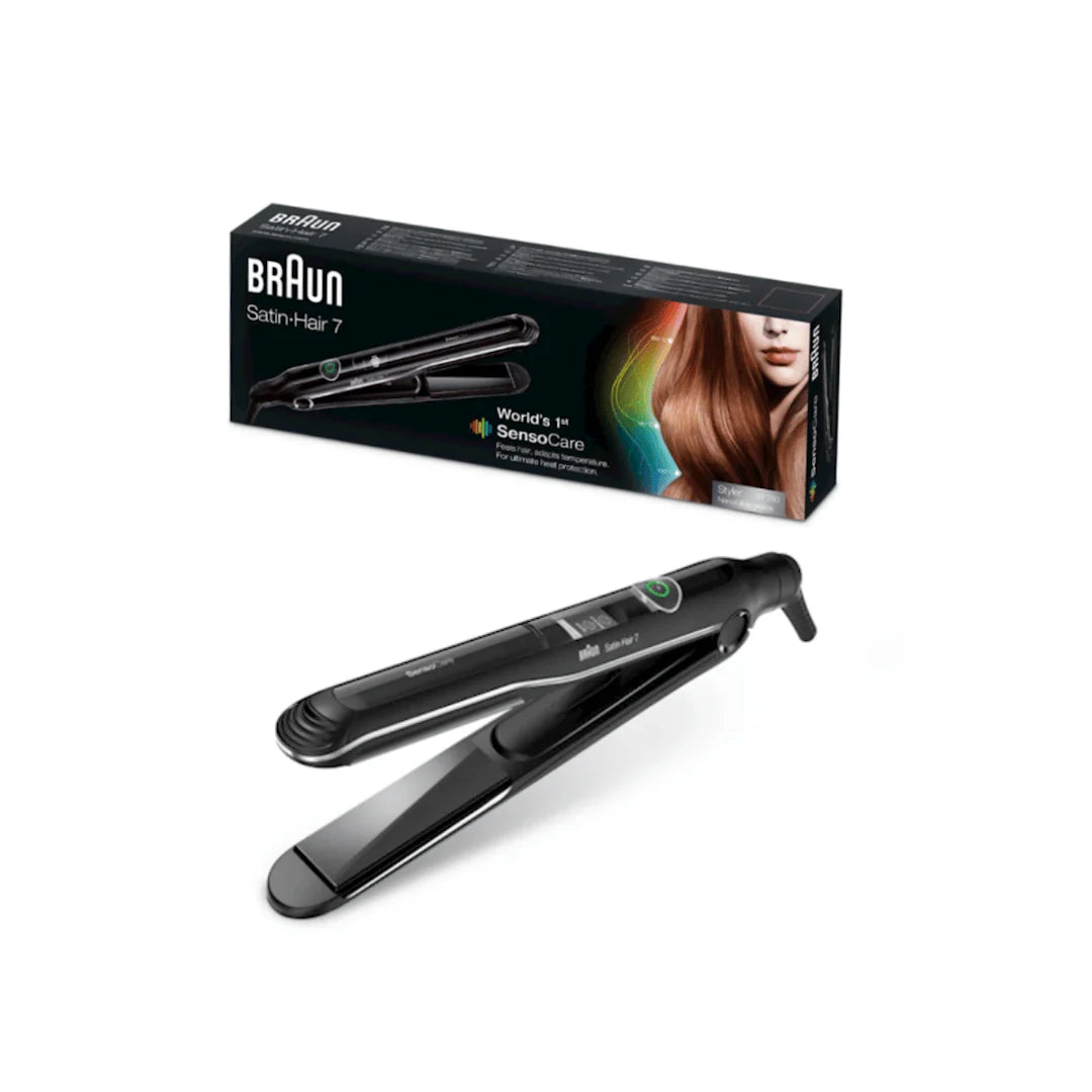 BRAUN SensoCare Hair Straightener Black BRST780E