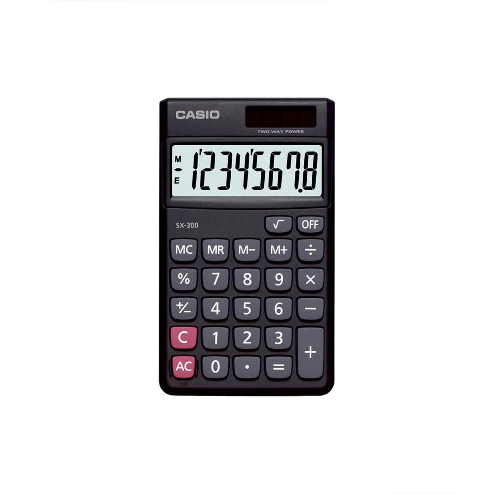 CASIO Portable Calculator SX-300P-W-DP