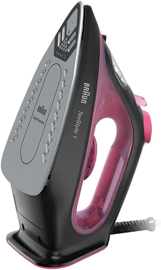 BRAUN TexStyle 1 Steam Iron SI 1070 Purple & Black