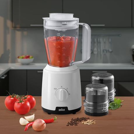 BRAUN PowerBlend 1 White Jug Blender JB1023