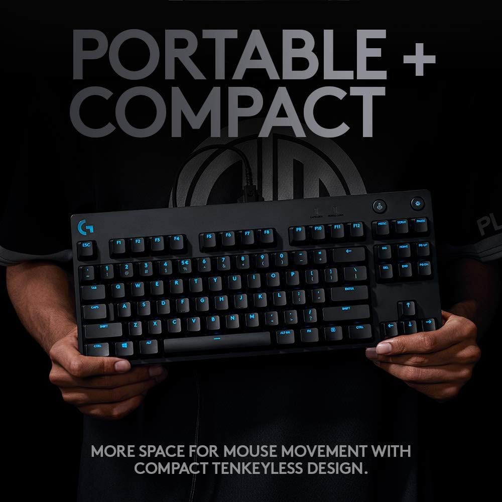 LOGITECH G Pro Keyboard - Tenkeyless Portable Gaming 920-009392