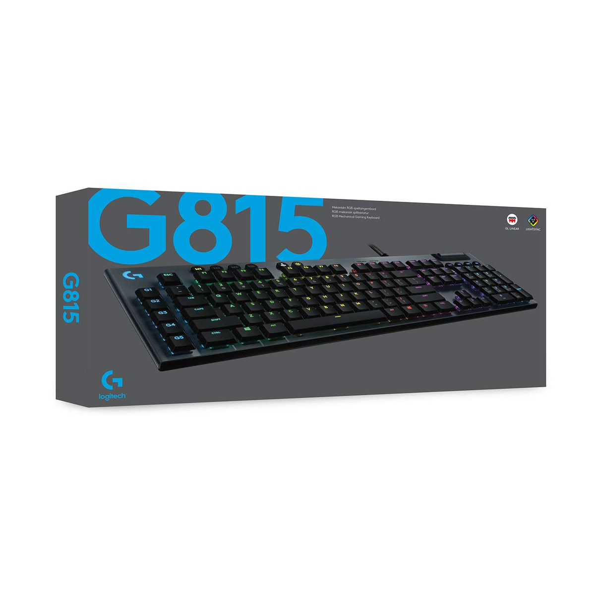 LOGITECH G815 LIGHTSYNC RGB Mechanical Gaming Keyboard G815 920-008992