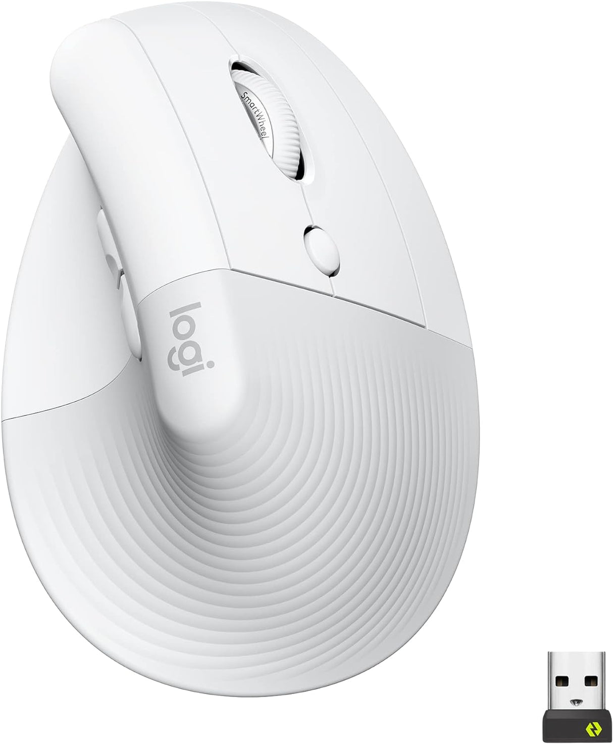 LOGITECH Lift Vertical Ergonomic Mouse White 910-006475