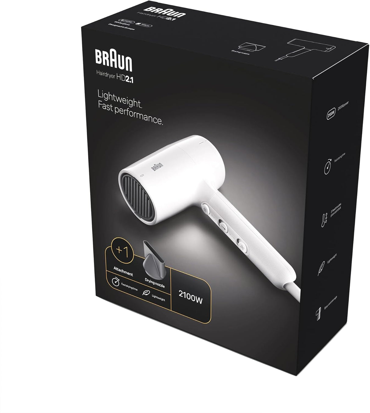Braun Hair Dryer HD2.1