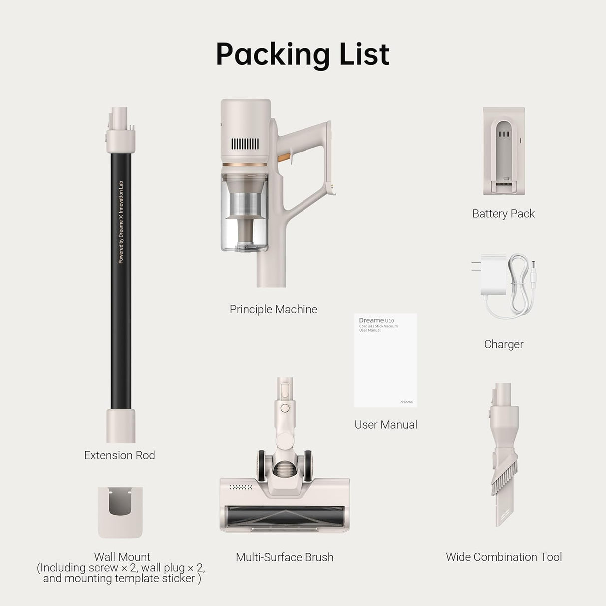 DREAME U10 Stick Vacuum