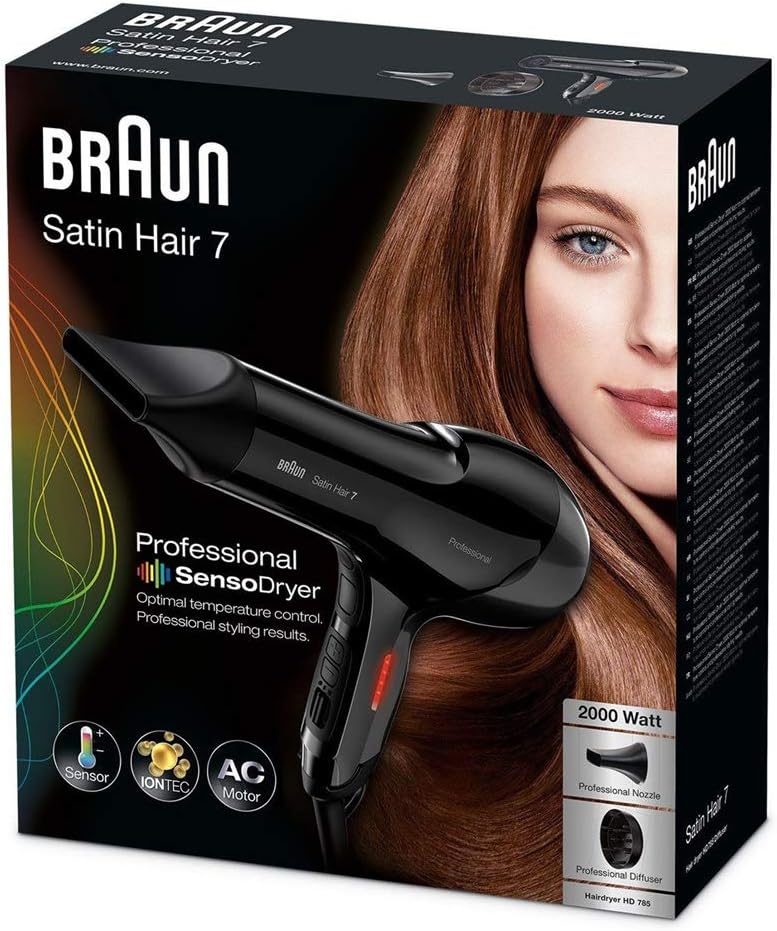 BRAUN Satin Hair 7 Professional Hair Dryer HD785