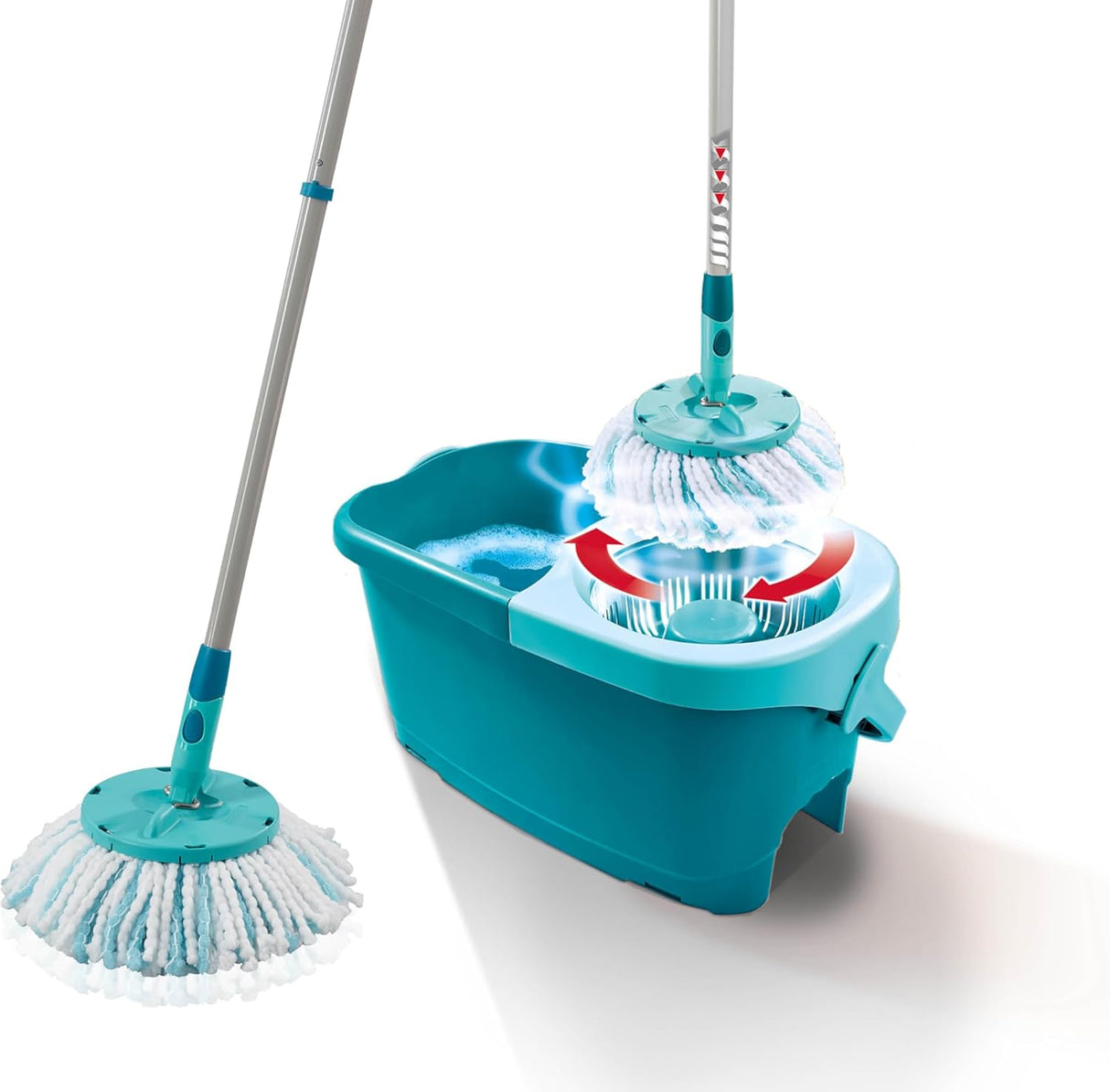 LEIFHEIT 52101 Set Clean Twist Disc Mop Ergo