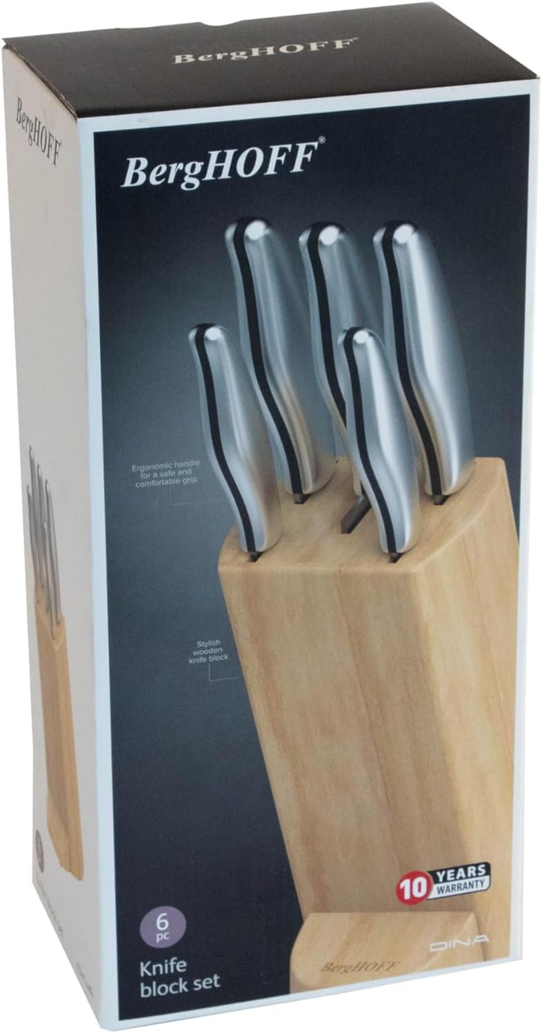 BERGHOFF 6pc Knife Block Entity 1315153