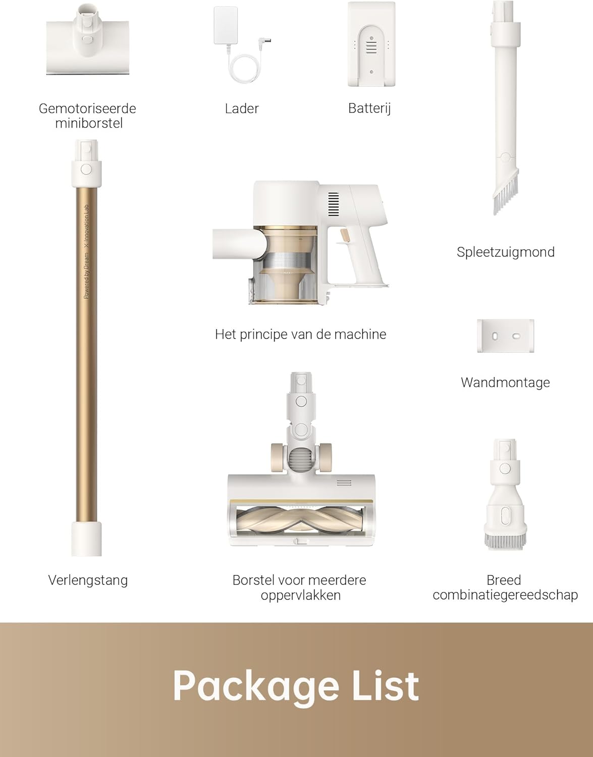 DREAME R10 EU Cordless Vacuum Black