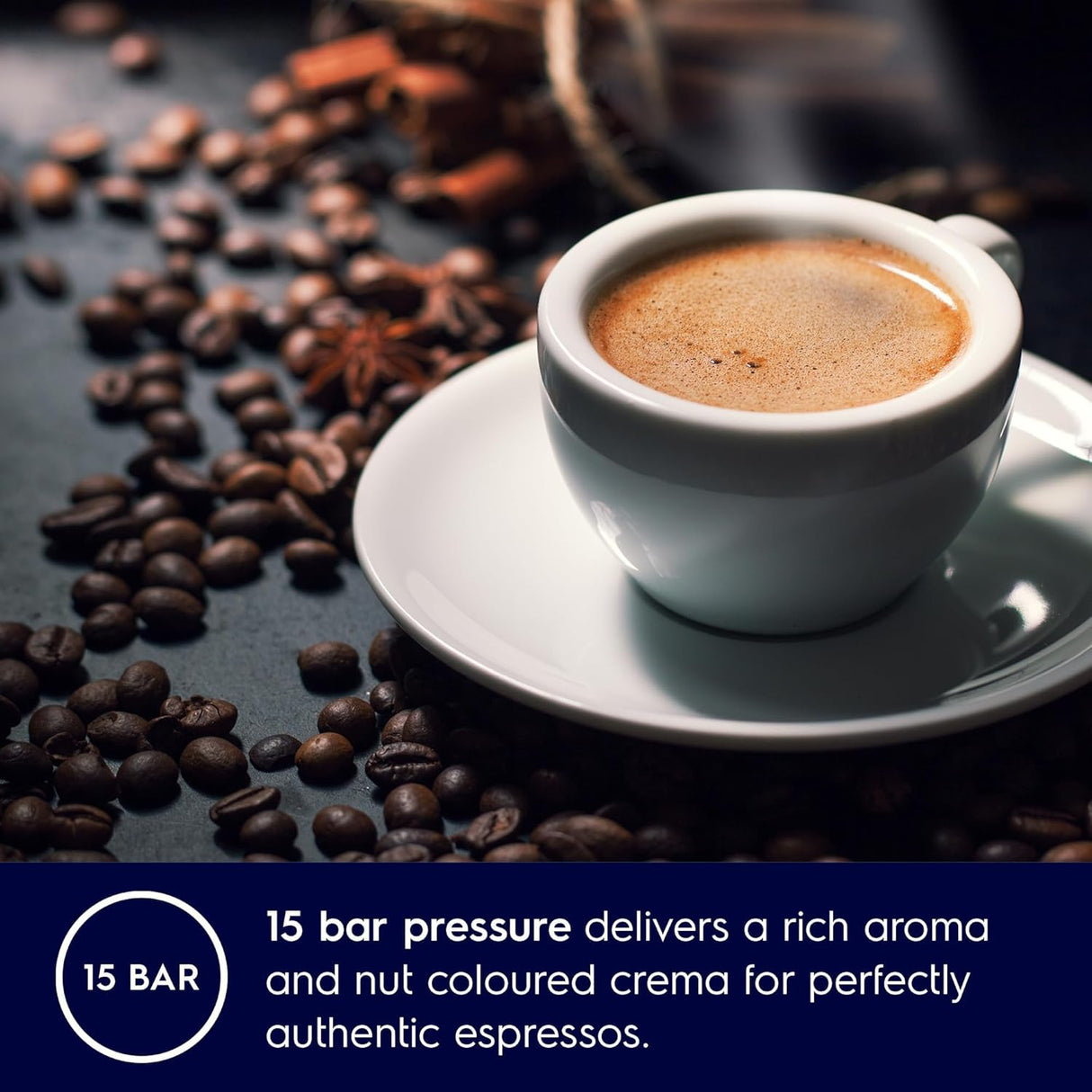 ELECTROLUX 1L Ultimate Taste 500 Espresso Coffee Maker E5EC1-50ST