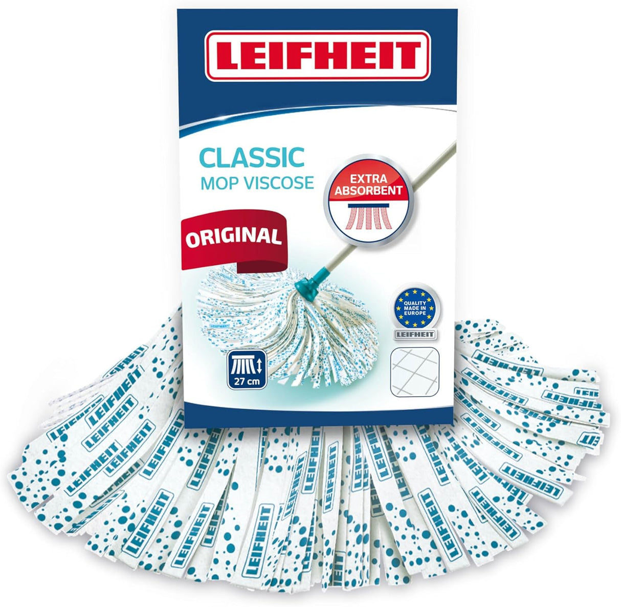 LEIFHEIT 52068 Replacement Head Classic Mop Viscose