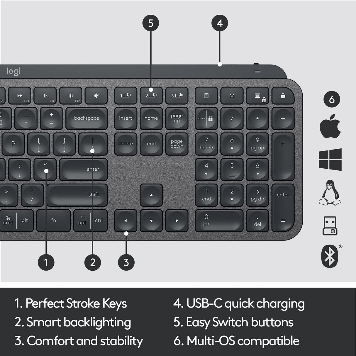 LOGITECH MX Keys S Keyboard 920-010251