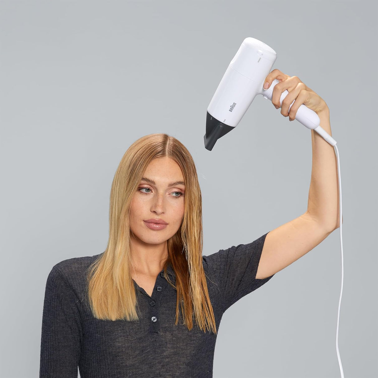 BRAUN White Hair Dryer HD2.1