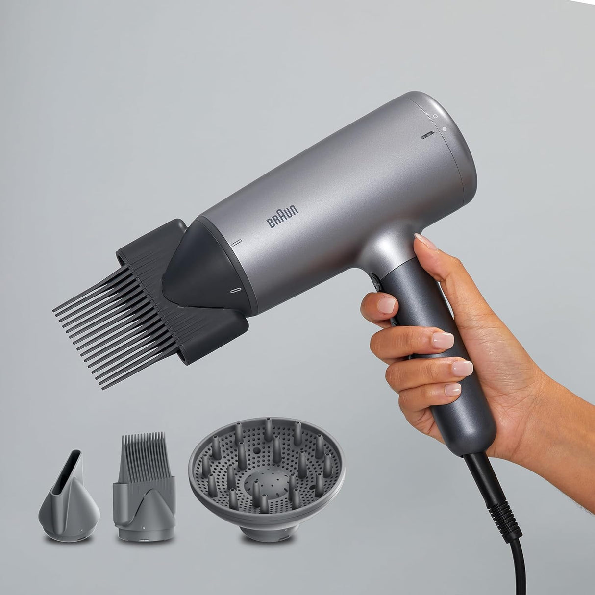 Braun Electro Grey High-Performance Hair Dryer HD4.3