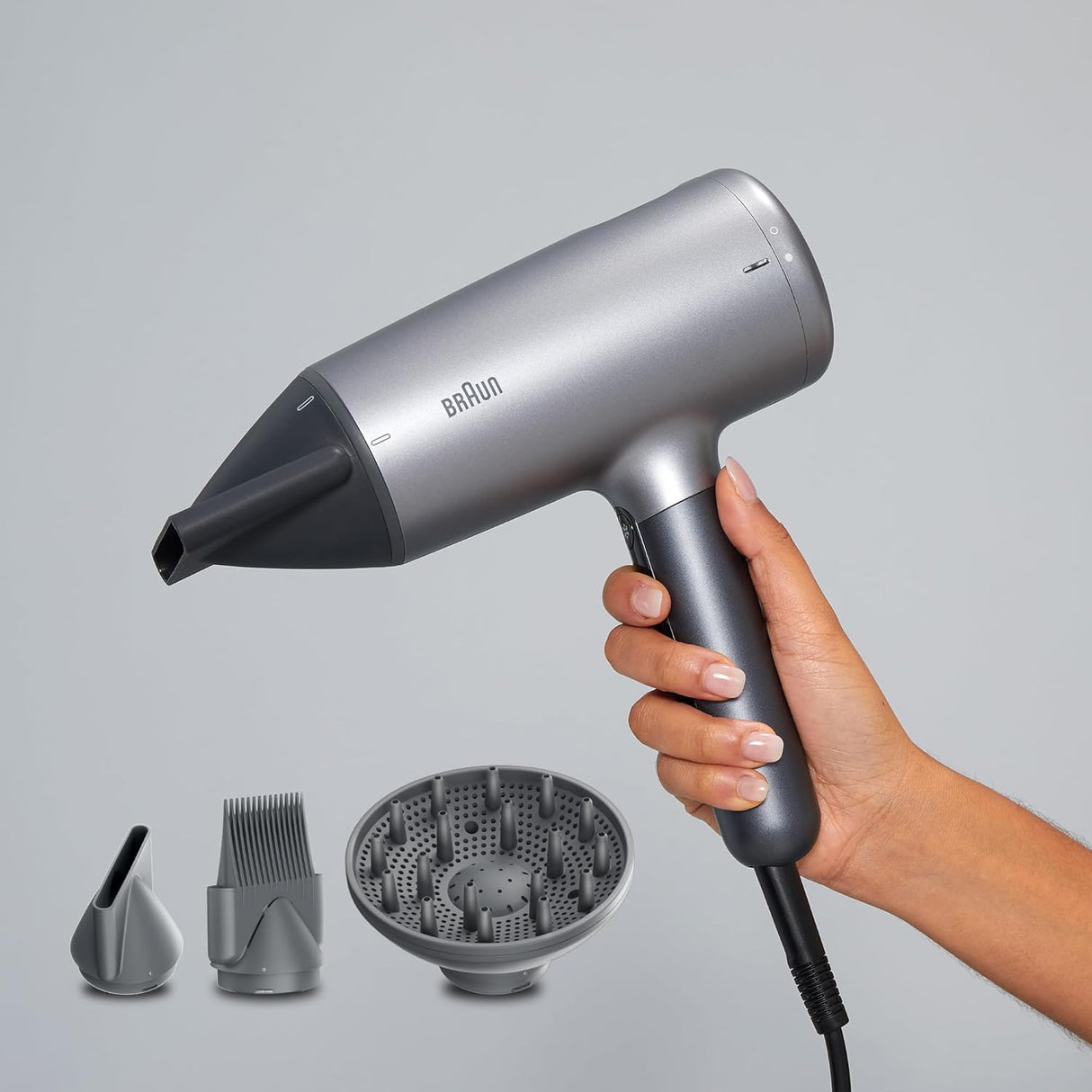 Braun Electro Grey High-Performance Hair Dryer HD4.3