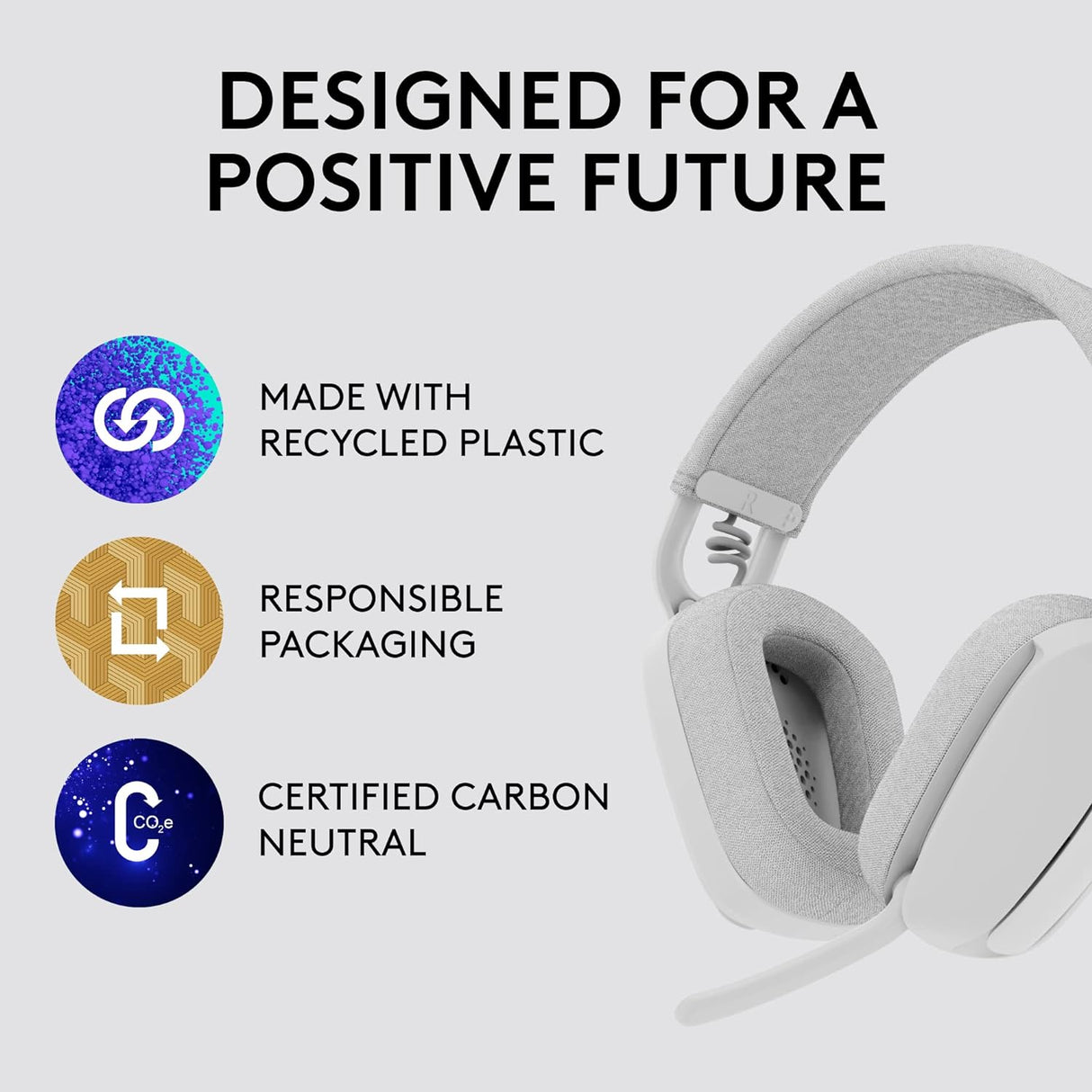 LOGITECH Zone Vibe 100WL Off-White 981-001219