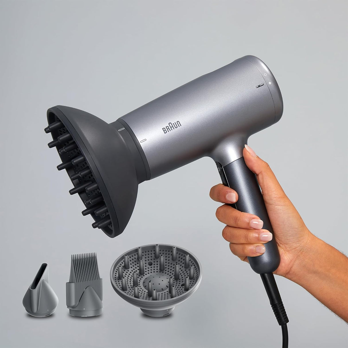 Braun Electro Grey High-Performance Hair Dryer HD4.3