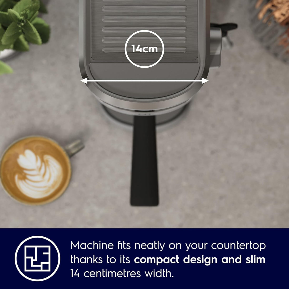 ELECTROLUX 1L Ultimate Taste 500 Espresso Coffee Maker E5EC1-50ST