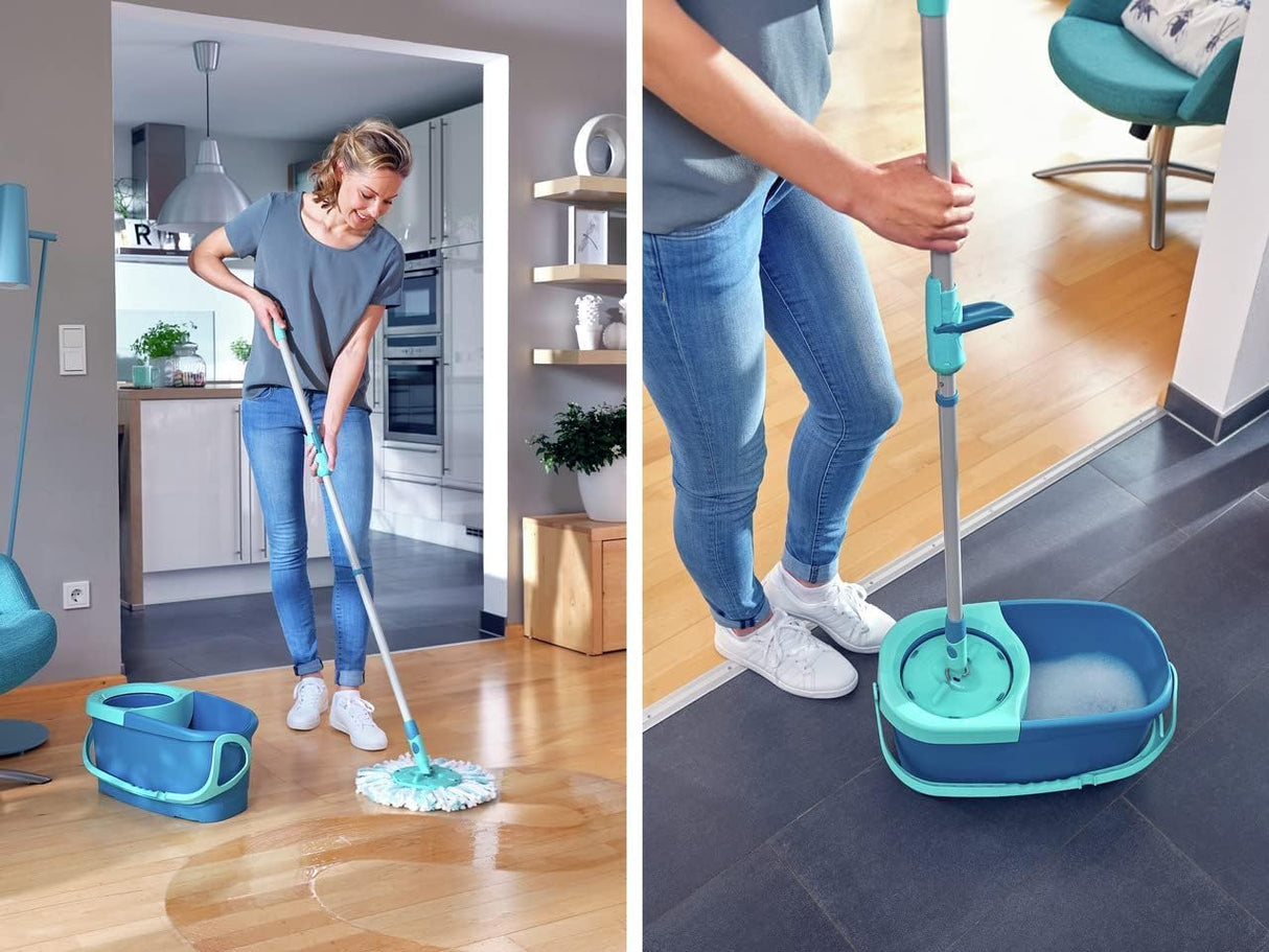 LEIFHEIT 52101 Set Clean Twist Disc Mop Ergo