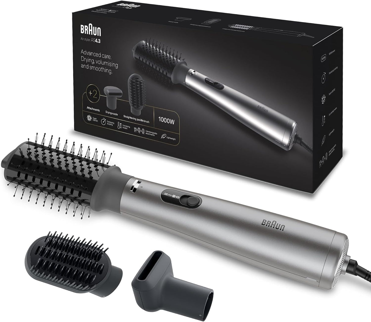 Braun Airstyler AS4.3 Ionic Grey Air Brush