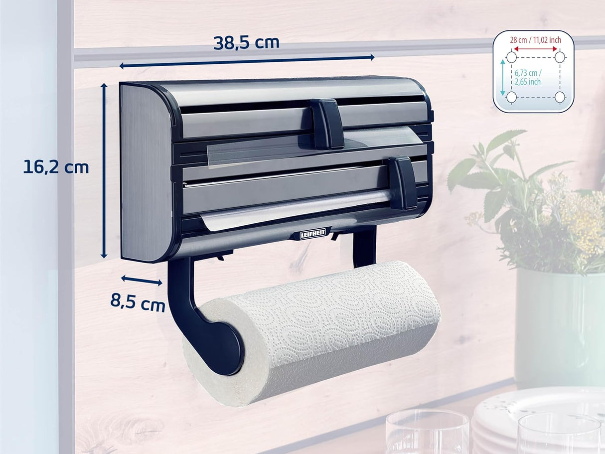 LEIFHEIT 25793 Wall Mounted Roll Holder Parat Royal