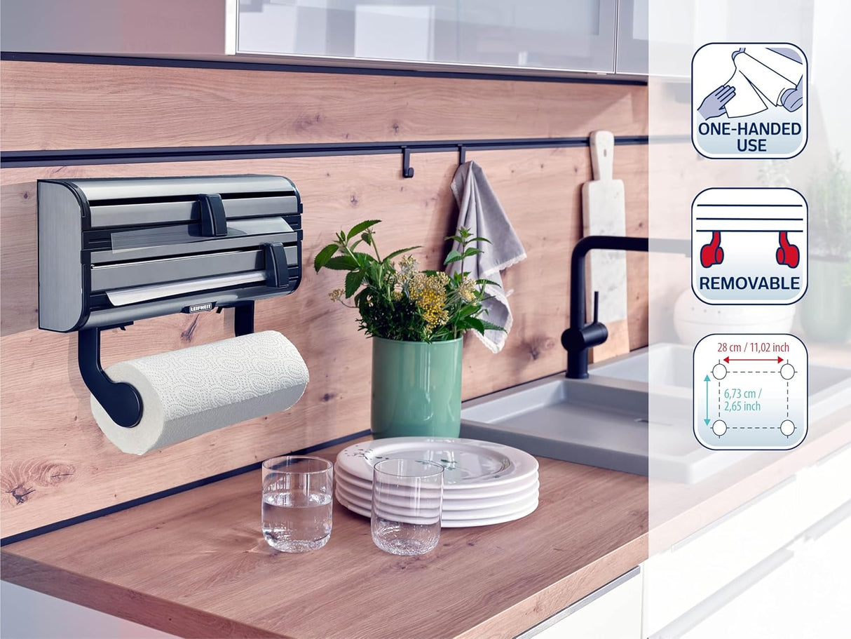 LEIFHEIT 25793 Wall Mounted Roll Holder Parat Royal