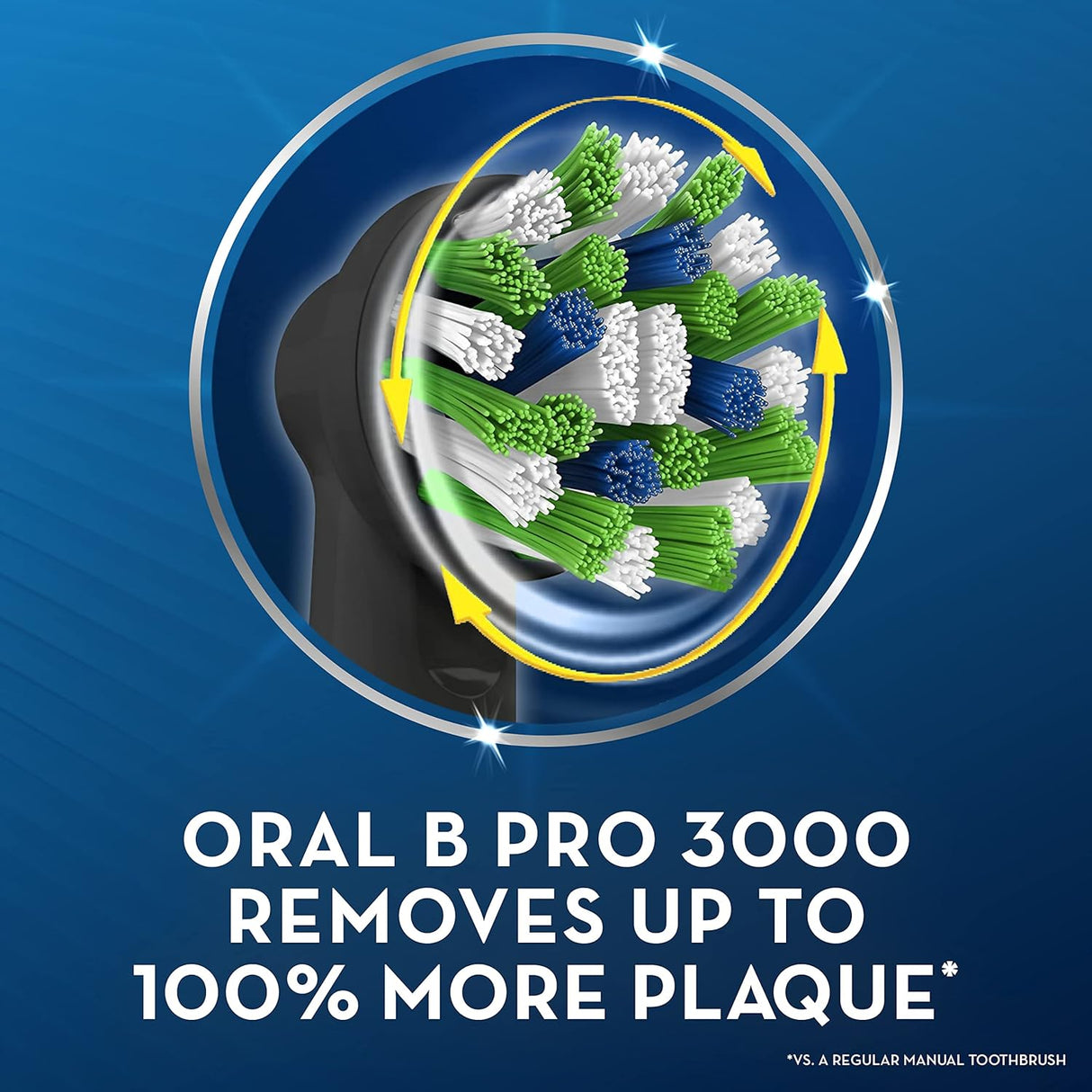 ORAL-B Pro 3000 Black Rechargeable Electric Toothbrush