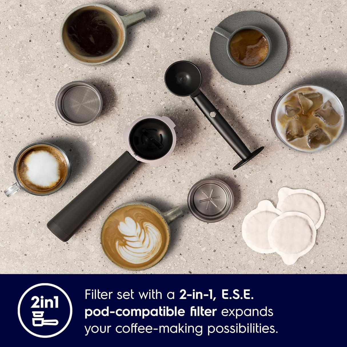 ELECTROLUX 1L Ultimate Taste 500 Espresso Coffee Maker E5EC1-50ST