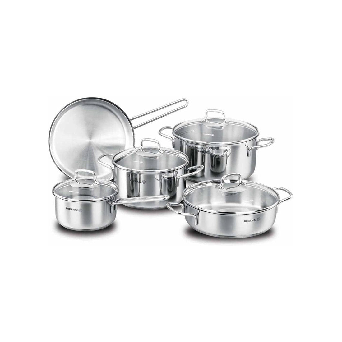 A1609 PERLA Cookware Set (9 pcs) : Fattal Online Magnet Shop Lebanon