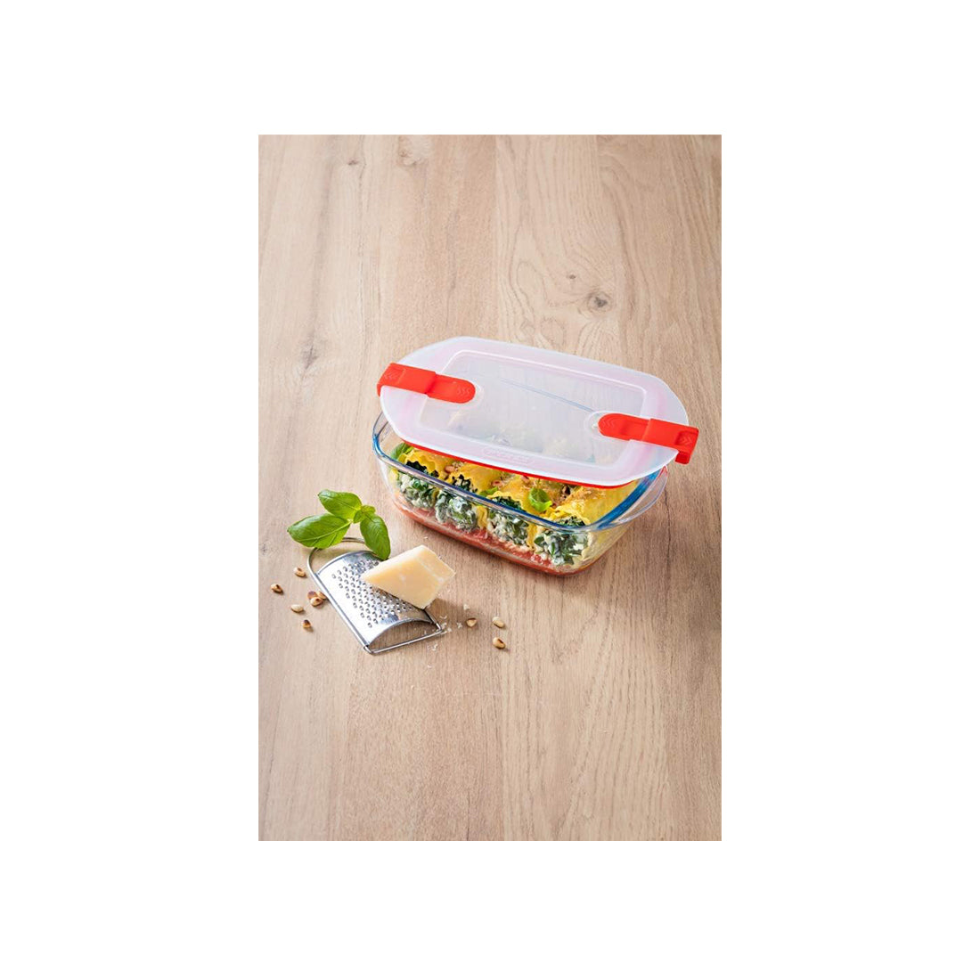 Cook & Heat Glass Rectangular Dish With Lid 215PH00 : Fattal Online Magnet Shop Lebanon