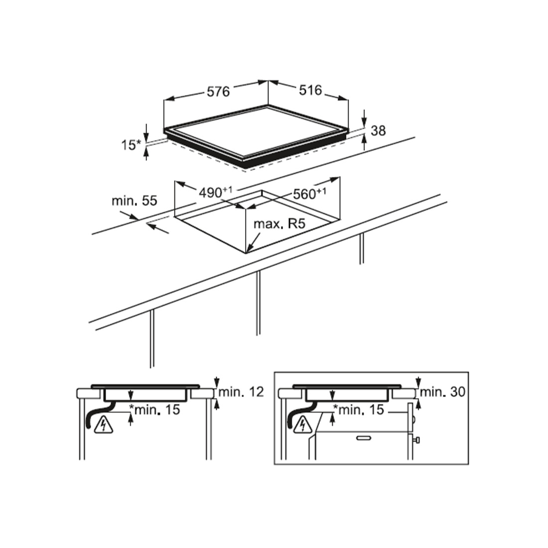Electric Hob EHF6240XOK : Fattal Online Magnet Shop Lebanon
