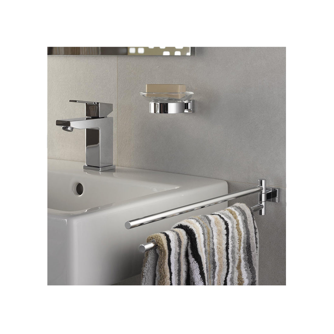 GROHE ESSENTIALS CUBE DBL TOWEL BAR 40624001 : Fattal Online Magnet Shop Lebanon