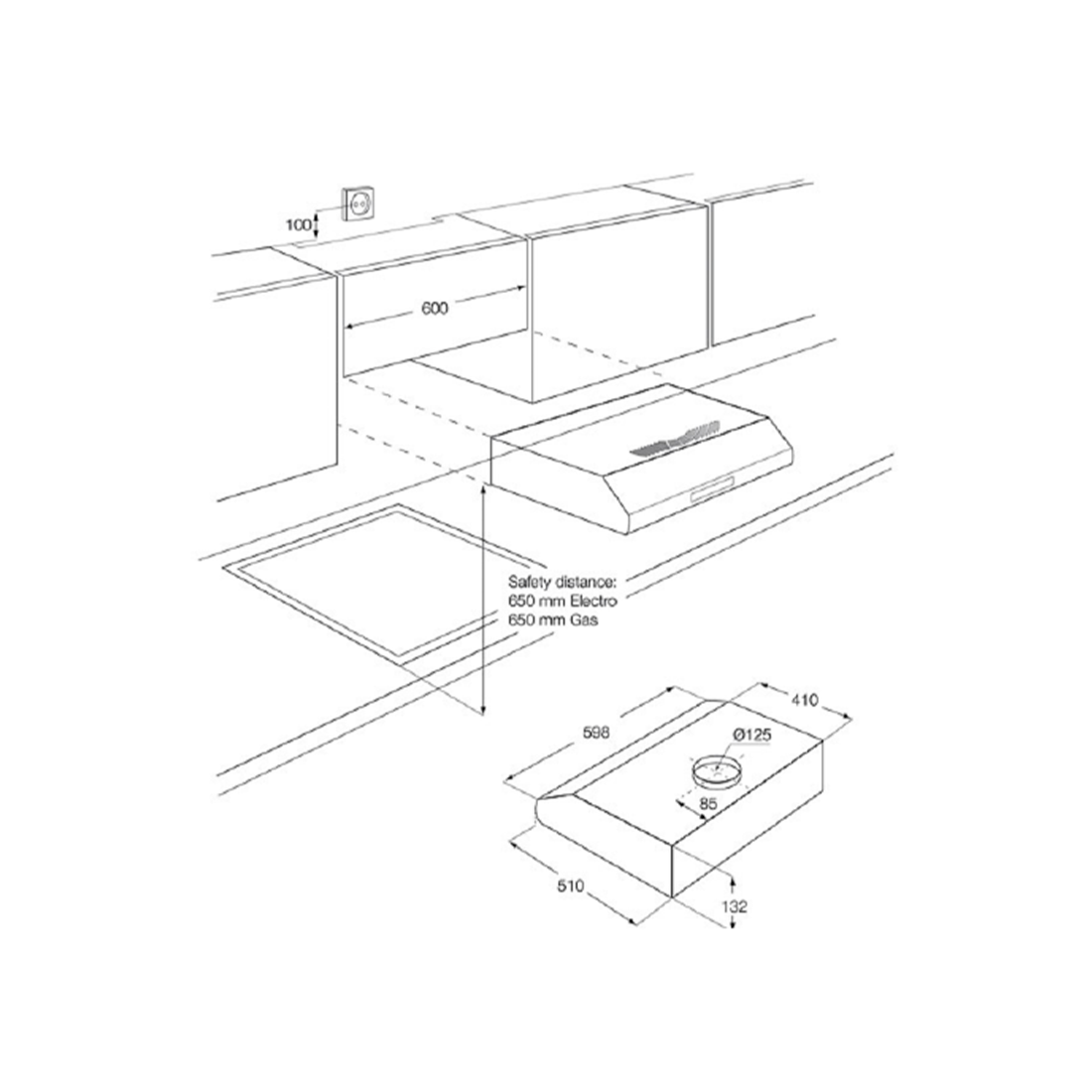 Hood LFU116X : Fattal Online Magnet Shop Lebanon