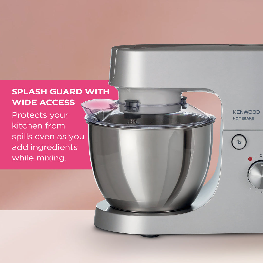 KENWOOD HomeBake Stand Mixer Silver Kitchen Machine KHH01.000SI