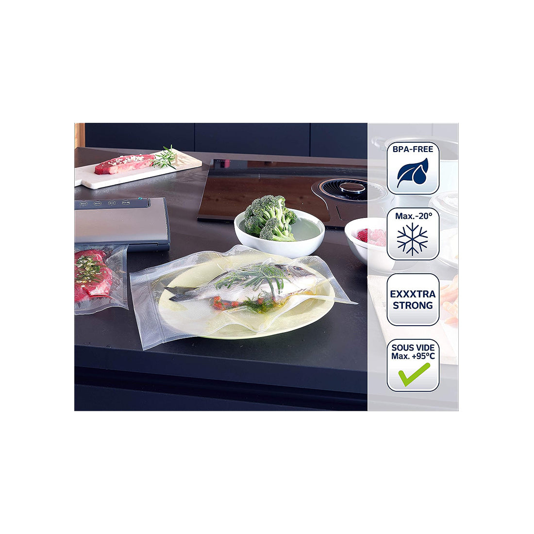 LF 3237 Vacuum sealer rolls 20x600cm : Fattal Online Magnet Shop Lebanon