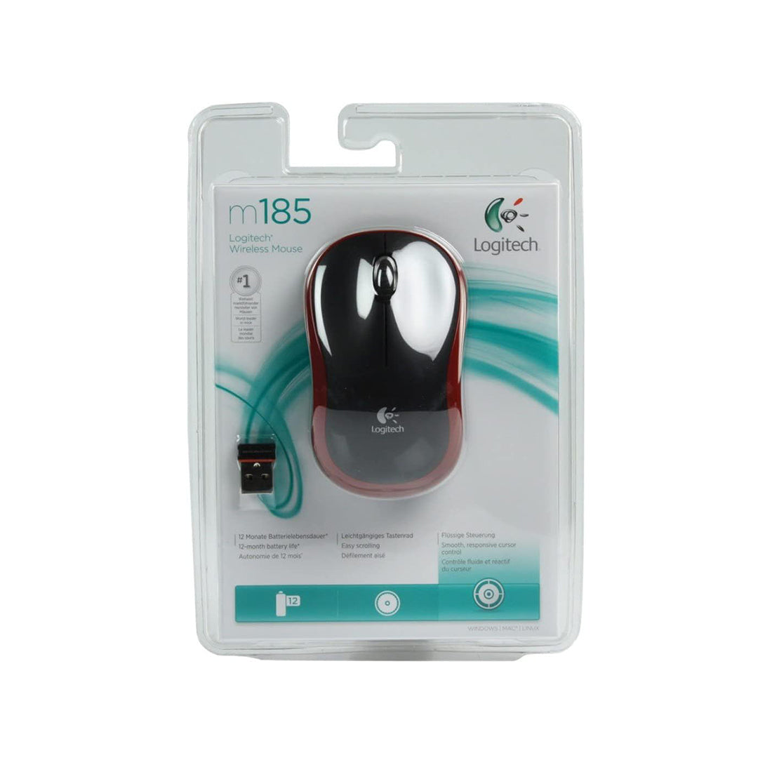 M185 Wireless Mouse Red 910-002237 : Fattal Online Magnet Shop Lebanon