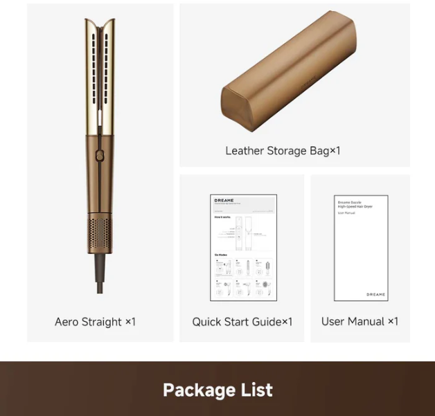 DREAME Aero Straight Gold Straightener