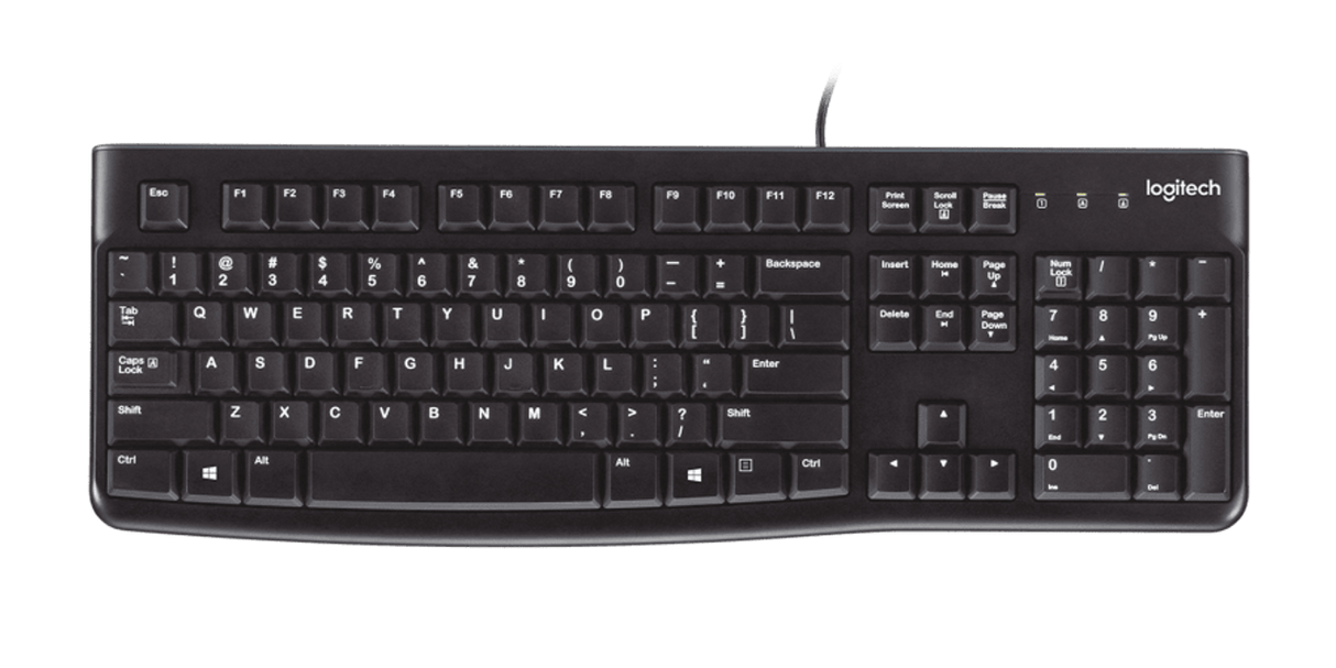 LOGITECH K120 Wired Keyboard - Arabic Layout 920-002495