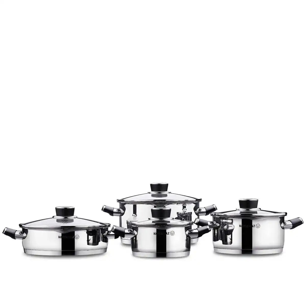 KORKMAZ A2087 Pera 8 pcs Cookware Set