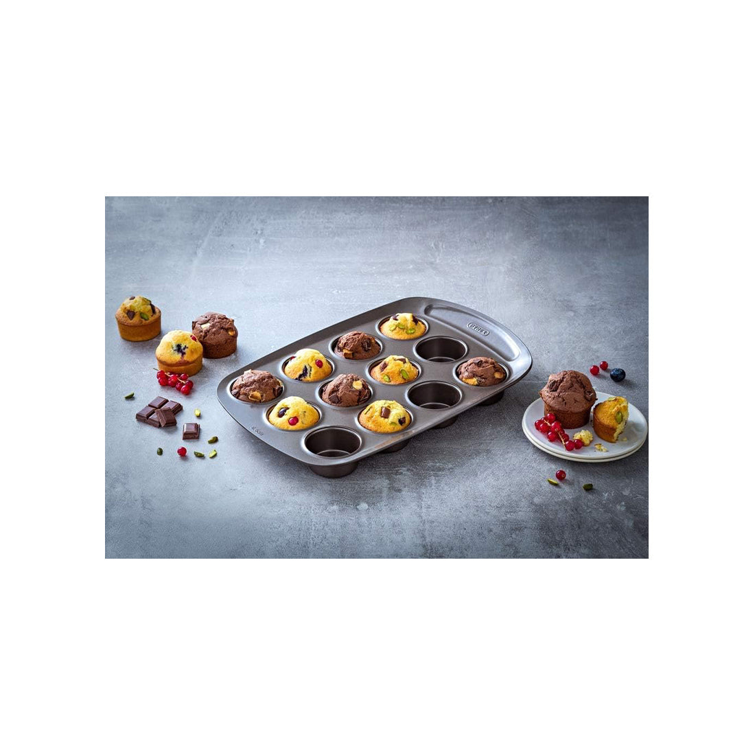 AS12BU0 Moule 12 pcs Muffins Asimetria : Fattal Online Magnet Shop Lebanon