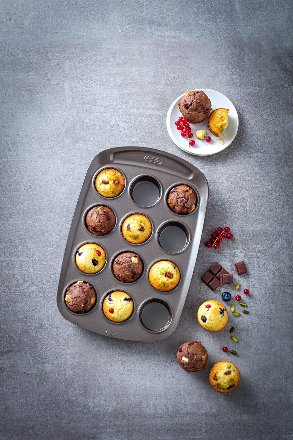 AS12BU0 Moule 12 pcs Muffins Asimetria : Fattal Online Magnet Shop Lebanon