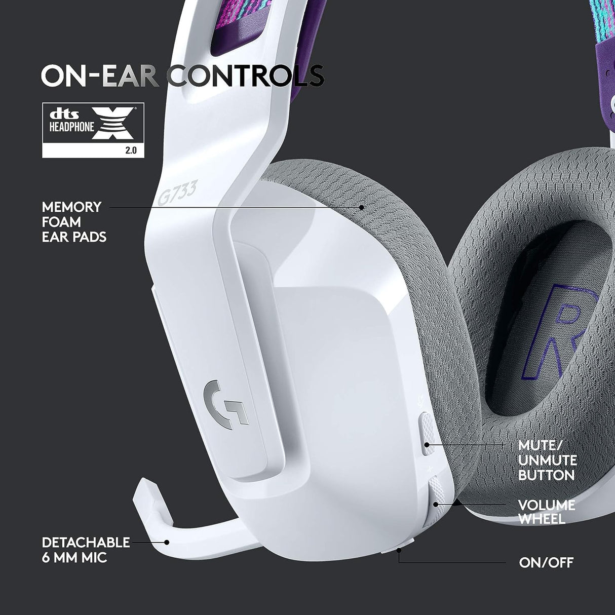 G733 Gaming Headset 981-000883 : Fattal Online Magnet Shop Lebanon