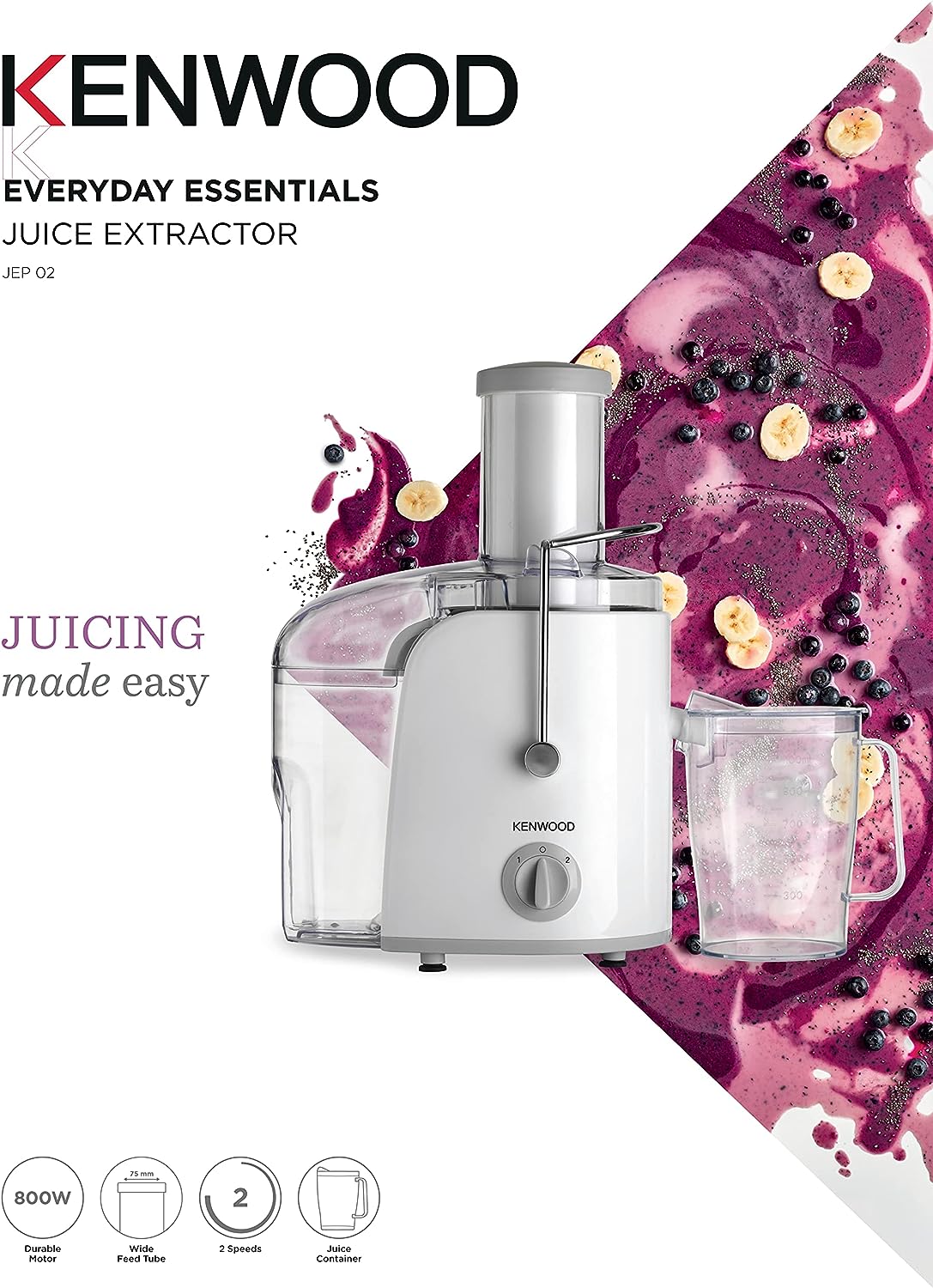 Juicer JEP02.A0WH : Fattal Online Magnet Shop Lebanon