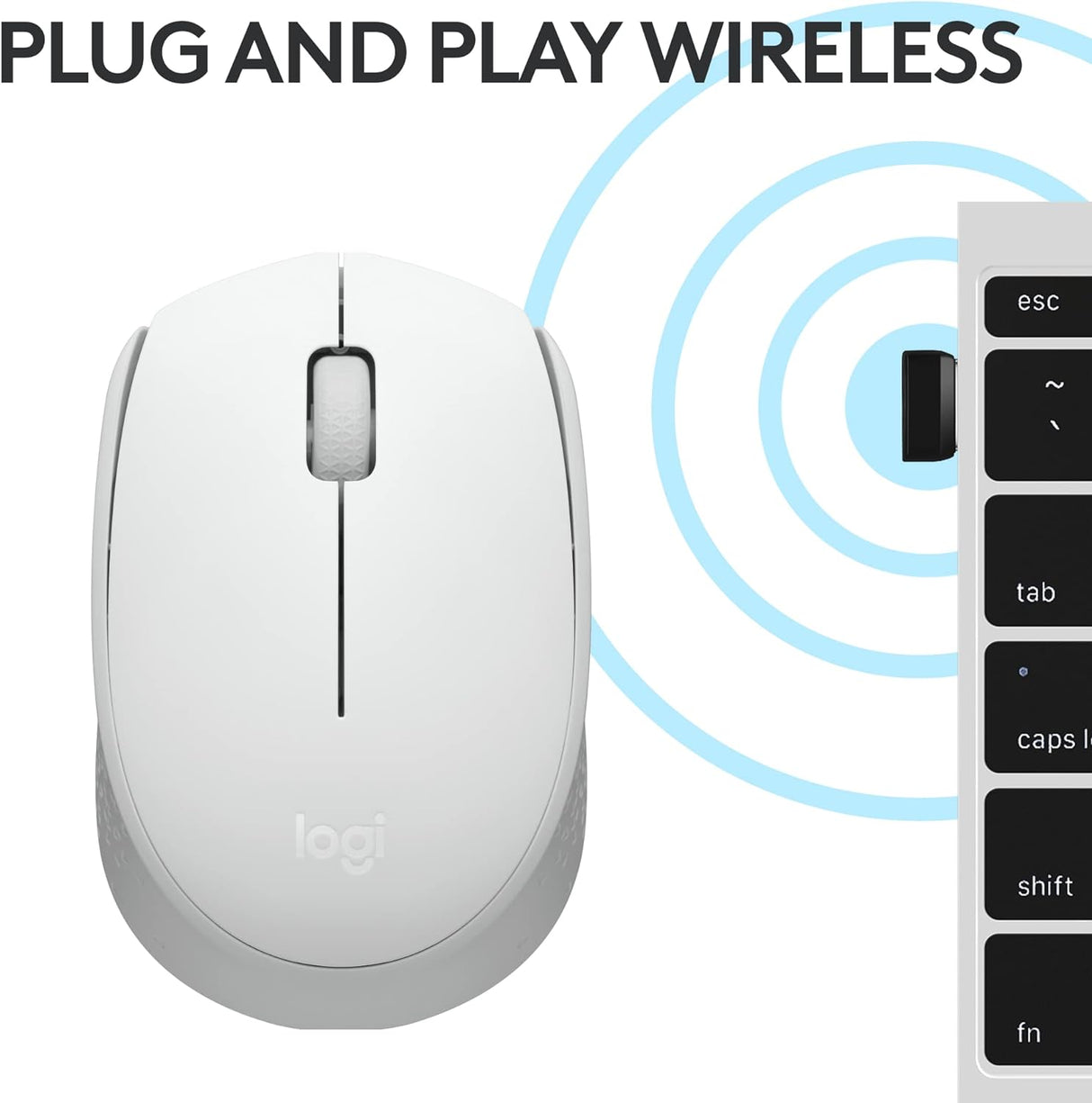 M171 Wireless Mouse White 910-006869