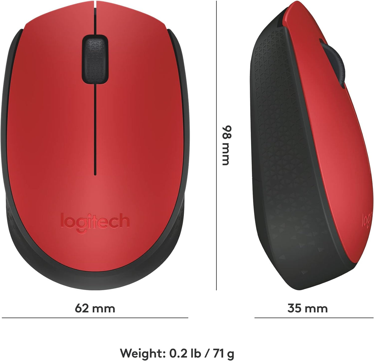 M171 Wireless Mouse RED 910-004641 : Fattal Online Magnet Shop Lebanon