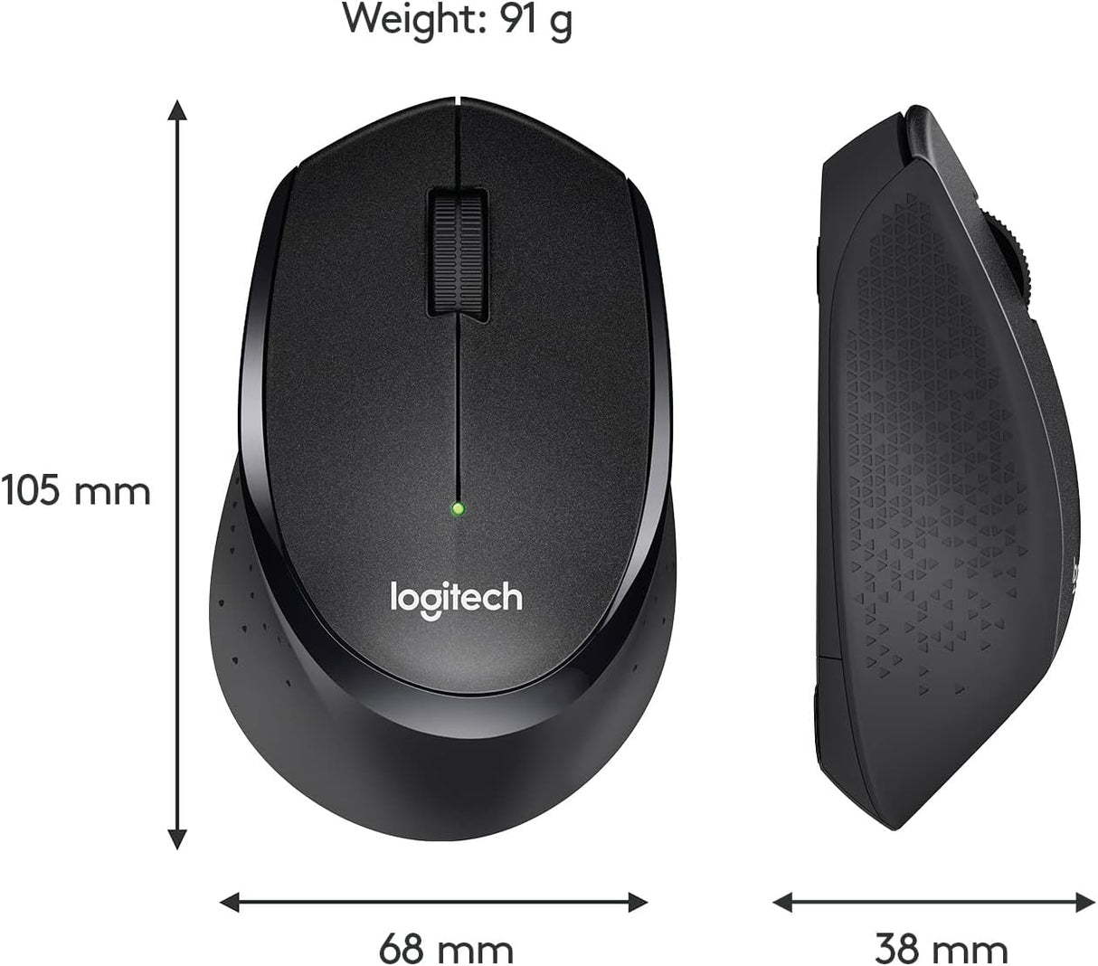 M330 MOUSE SILENT PLUS BLACK 910-004909 : Fattal Online Magnet Shop Lebanon