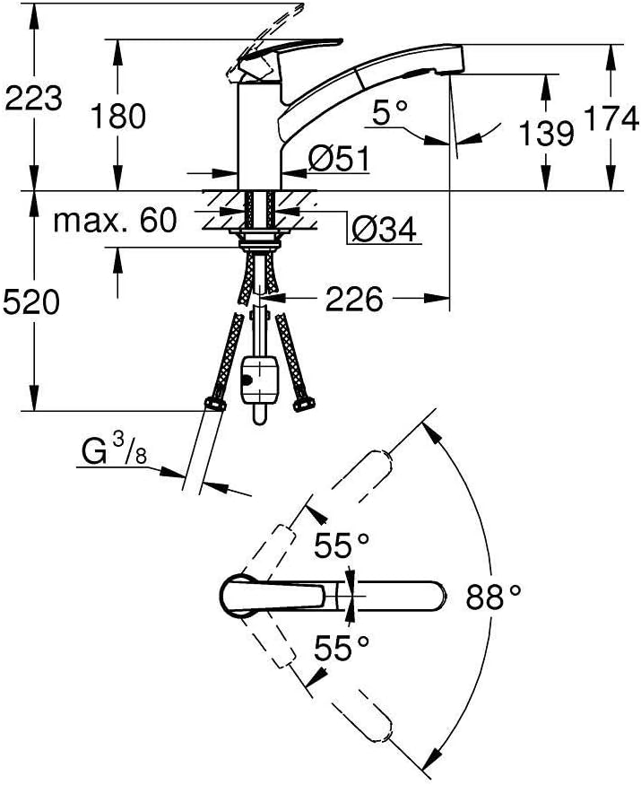 START OHM SINK LOW EXTR. SPRAY 30307DC0 : Fattal Online Magnet Shop Lebanon