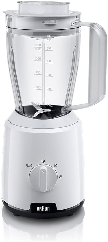 BRAUN PowerBlend 1 White Jug Blender JB1023
