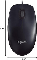 LOGITECH M90 Mouse Grey 910-001793
