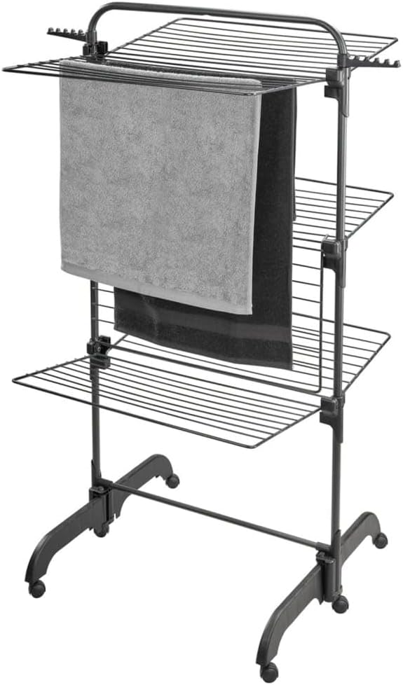 LEIFHEIT 81470 Tower Dryer Classic Tower 270 Black